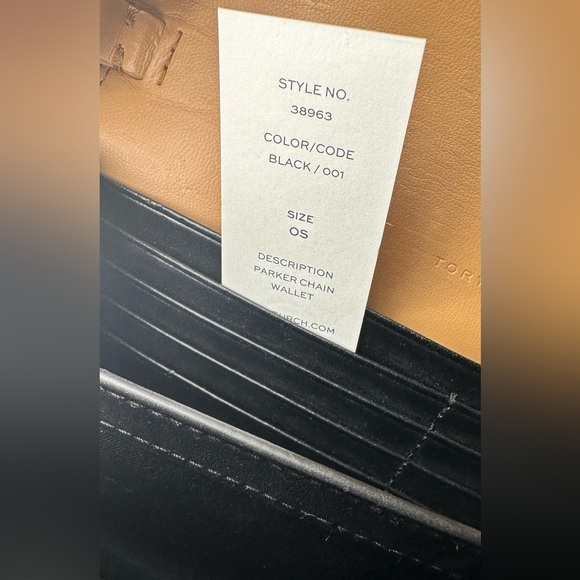 Tory Burch Parker Chain Wallet. EUC. - Picture 6 of 9